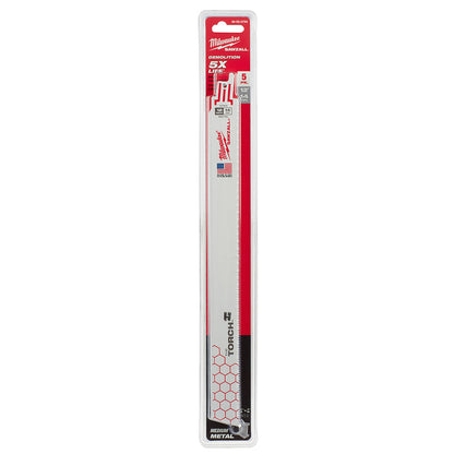 Milwaukee 48-00-5794 SAWZALL THE TORCH 14in 14 TPI Metal Demolition Blades - 5pk