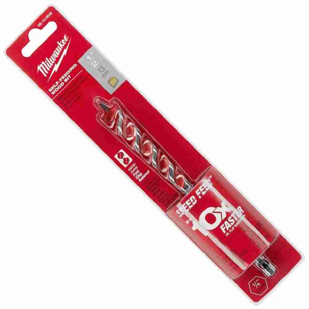 Milwaukee 48-13-0048 SPEED FEED 1/2in x 6in Self-Feeding Wood Bit