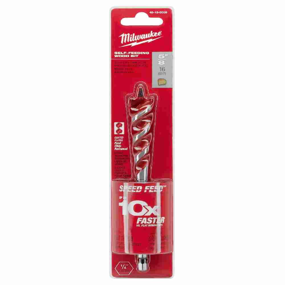 Milwaukee 48-13-0058 SPEED FEED 5/8in x 6in Self-Feeding Wood Bit