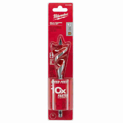 Milwaukee 48-13-0108 SPEED FEED 1-1/4in x 6in Self-Feeding Wood Bit
