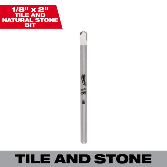 Milwaukee 48-20-8990 1/8in Tile and Natural Stone Bit