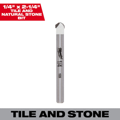 Milwaukee 48-20-8992 1/4in Tile and Natural Stone Bit