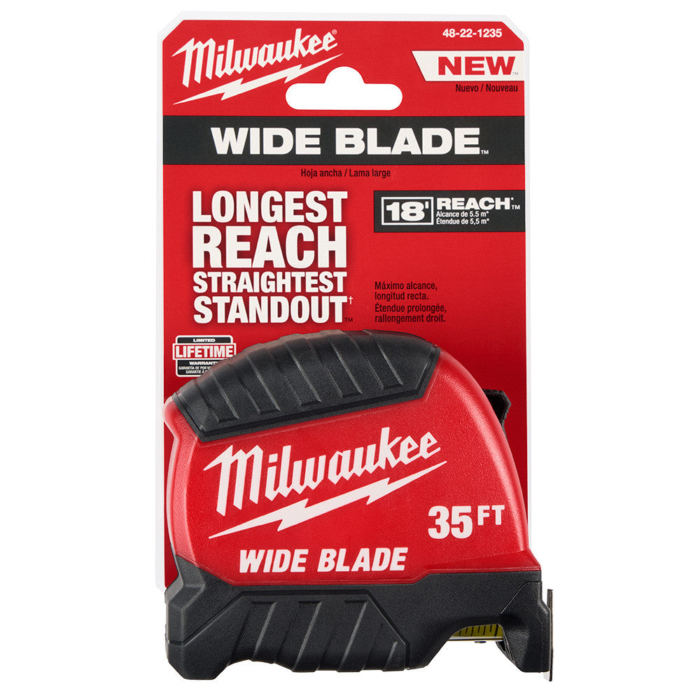 Milwaukee 48-22-1235 35' Wide Blade Tape Measure