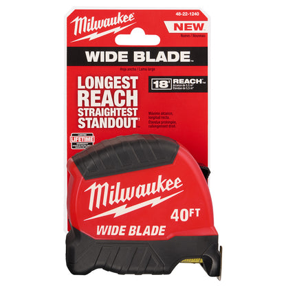 Milwaukee 48-22-1240 40' Wide Blade Tape Measure