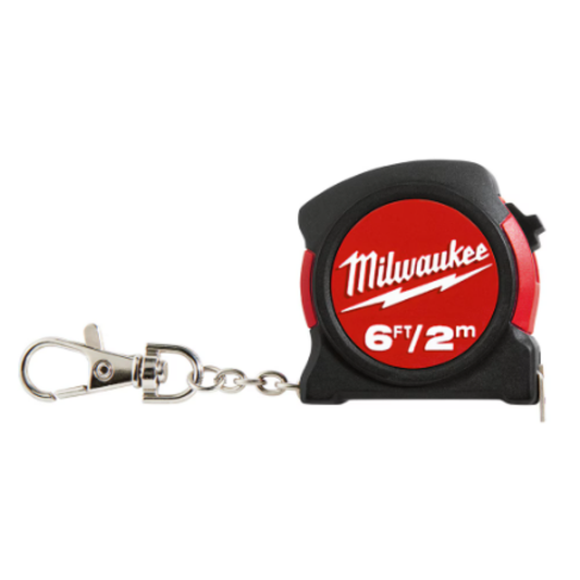 Milwaukee 48-22-1706 6 ft./2M Keychain Tape Measure