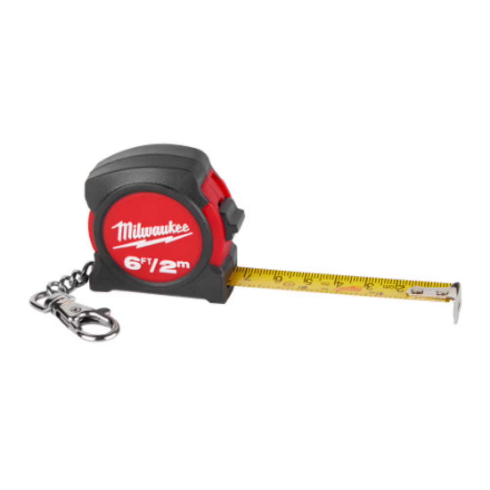 Milwaukee 48-22-1706 6 ft./2M Keychain Tape Measure