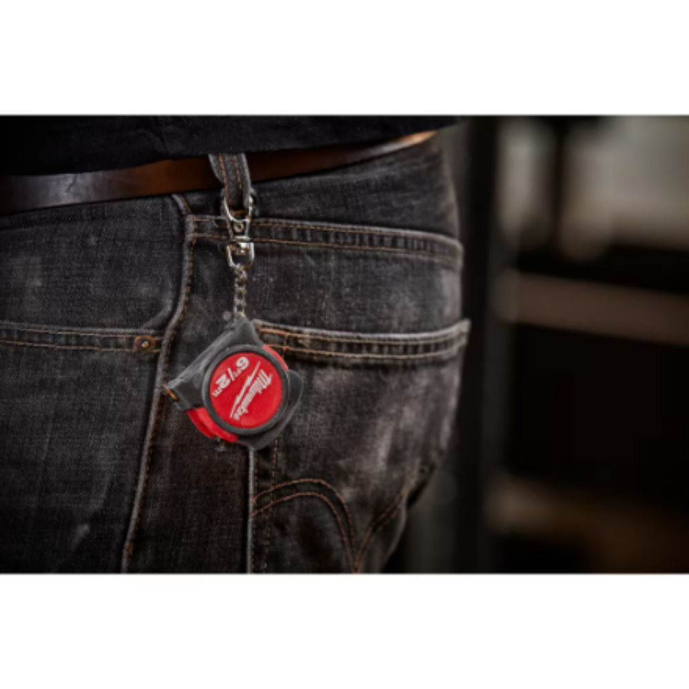 Milwaukee 48-22-1706 6 ft./2M Keychain Tape Measure