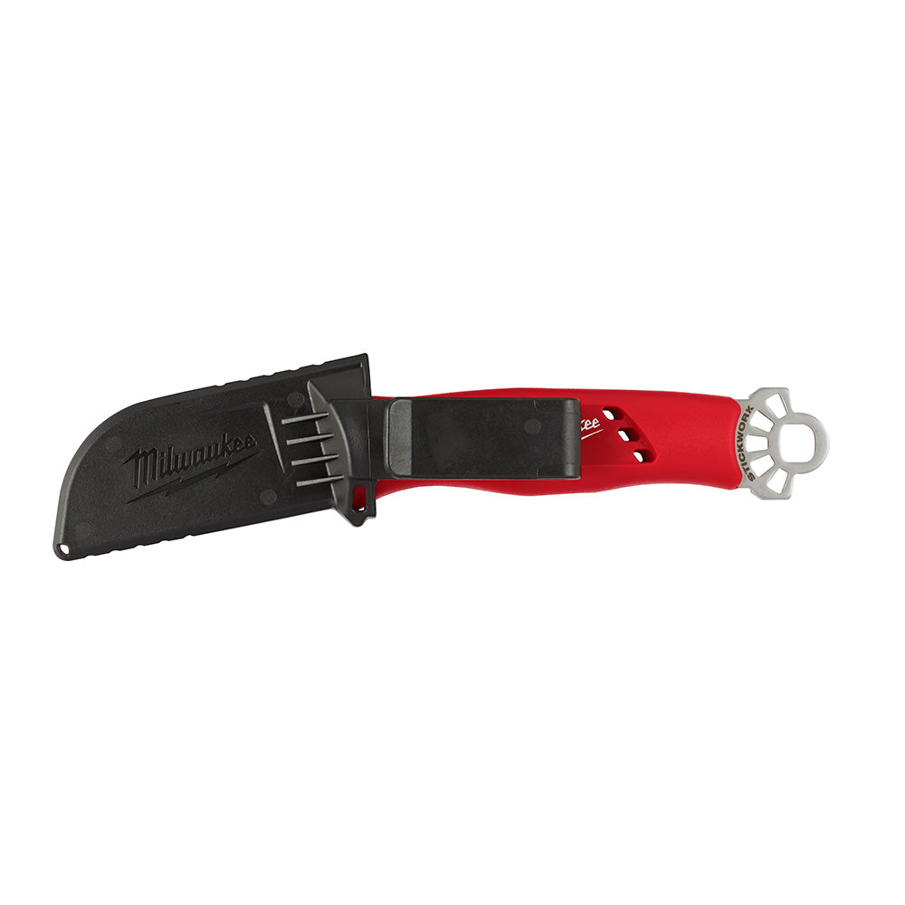 Milwaukee 48-22-1924 Lineman's Hawkbill Knife with STICKWORK 3-In-1 Ring