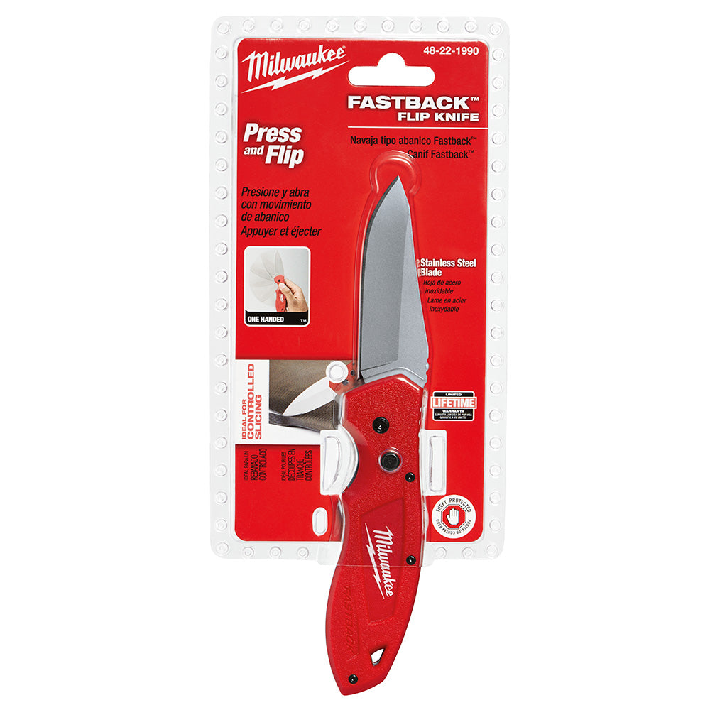 Milwaukee 48-22-1990 FASTBACK Smooth Folding Pocket Knife