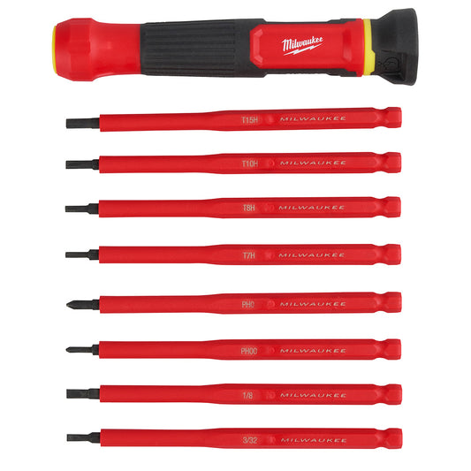 Milwaukee 48-22-2217 1000V Insulated 8-in-1 Precision Multi-Bit Screwdriver
