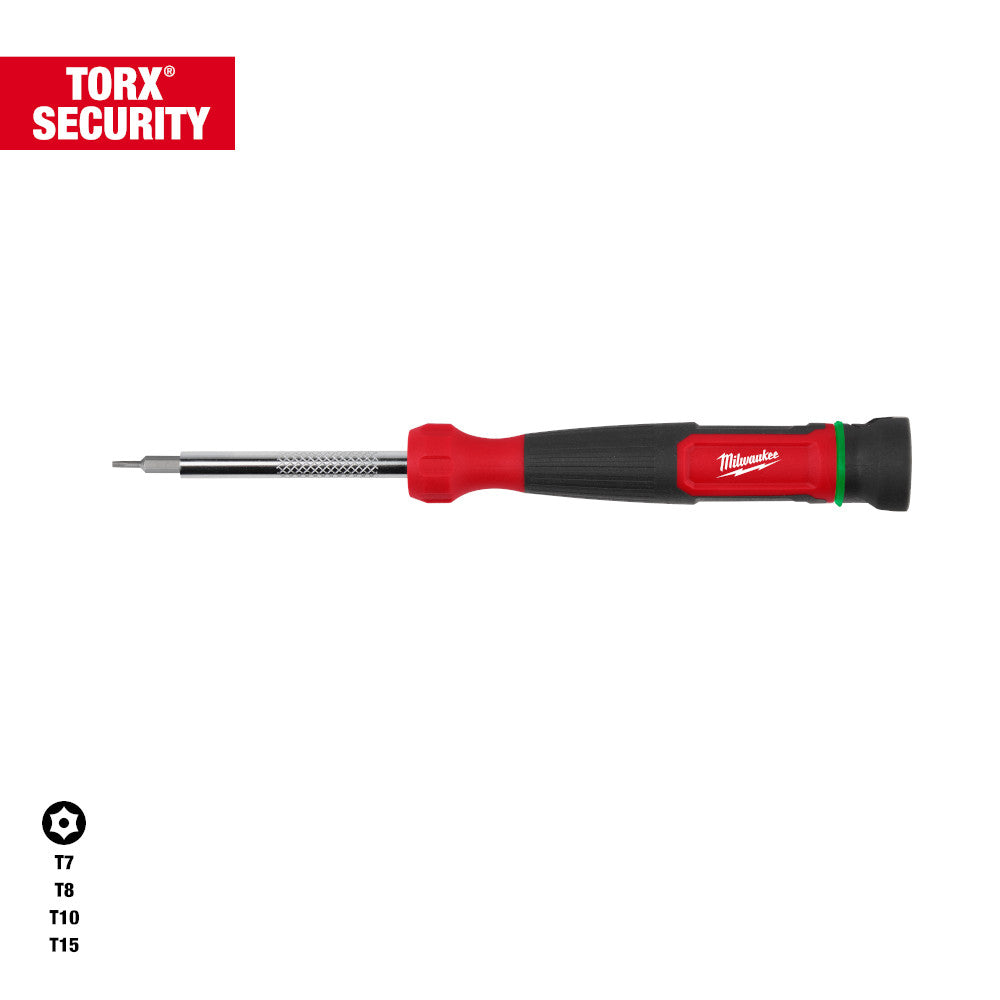 Milwaukee 48-22-2931  4-in-1 TORX Security Precision Multi-Bit Screwdriver