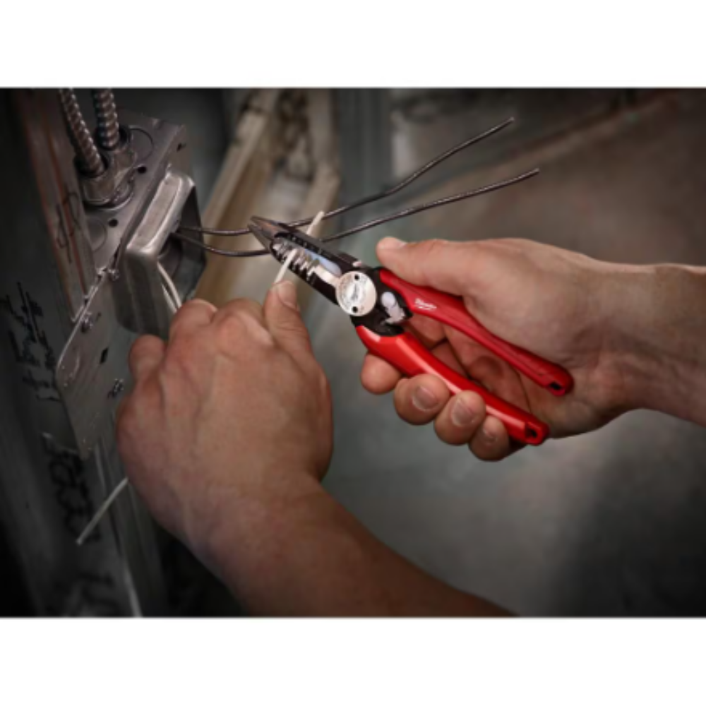 Milwaukee 48-22-3079 7.75 -inch Combination Electricians 6-in-1 Wire Strippers Pliers