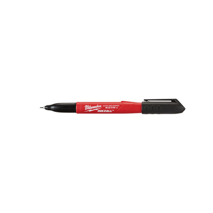 Milwaukee 48-22-3150 INKZALL Black Ultra Fine Point Markers - 12pk