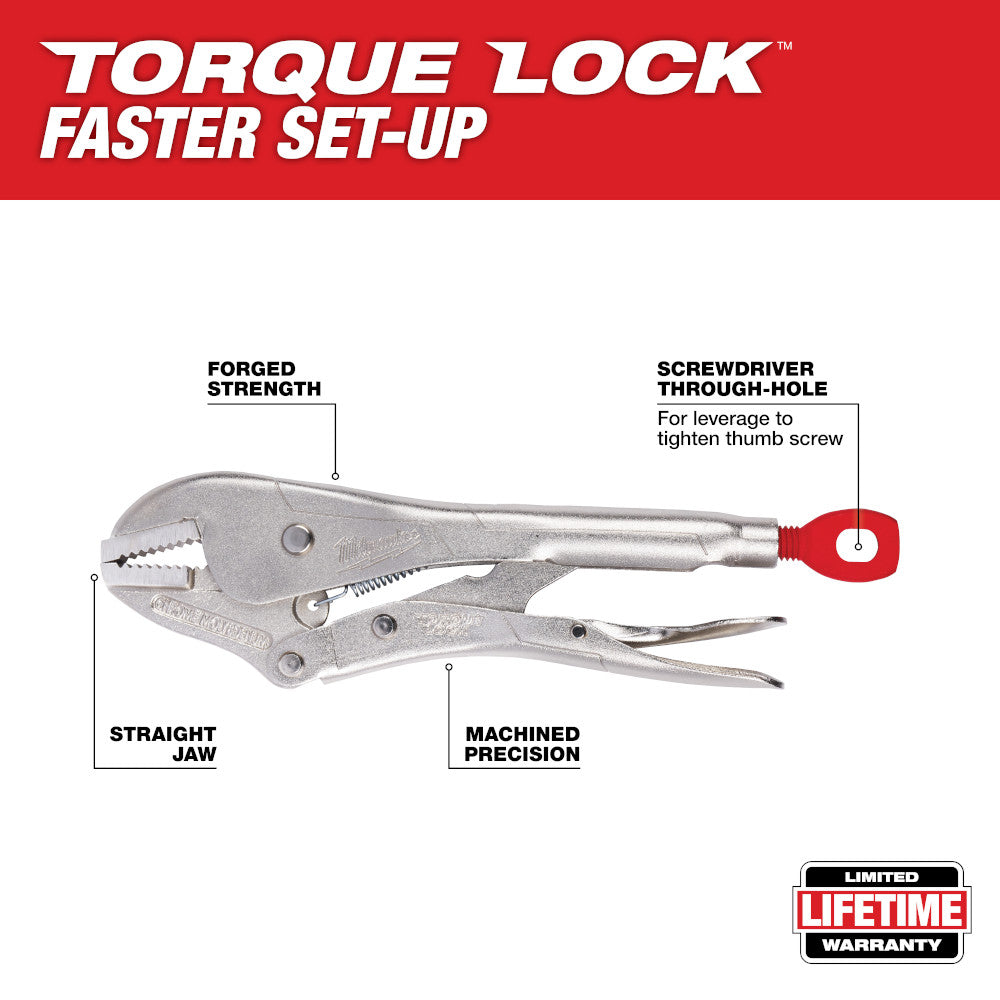 Milwaukee 48-22-3507 7in TORQUE LOCK Straight Jaw Locking Pliers