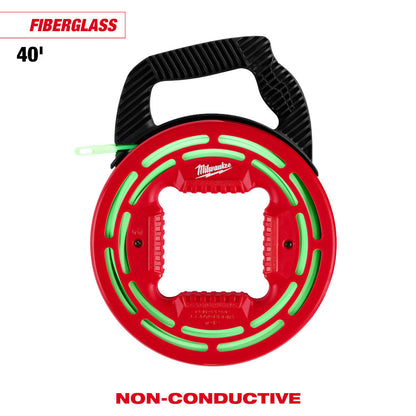 Milwaukee 48-22-4184 40' Fibreglass Glow Fish Tape