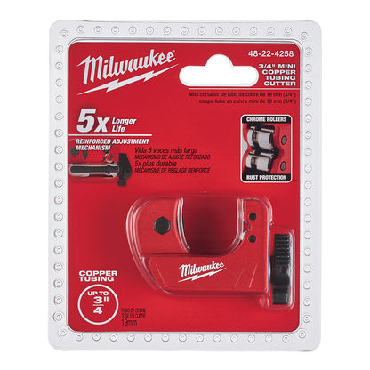 Milwaukee 48-22-4258 3/4in Mini Copper Tubing Cutter