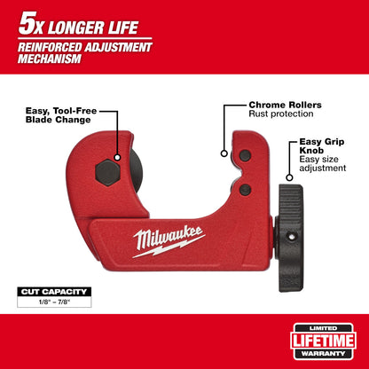 Milwaukee 48-22-4258 3/4in Mini Copper Tubing Cutter