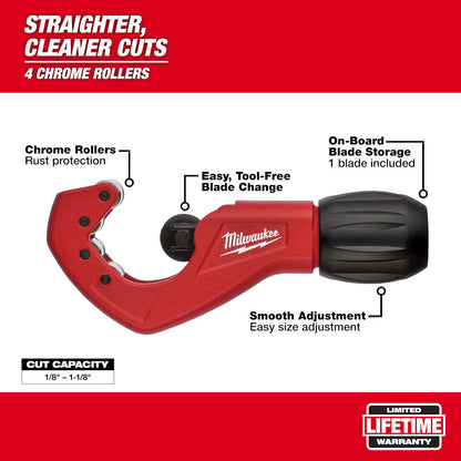 Milwaukee 48-22-4259 1in Constant Swing Copper Tubing Cutter