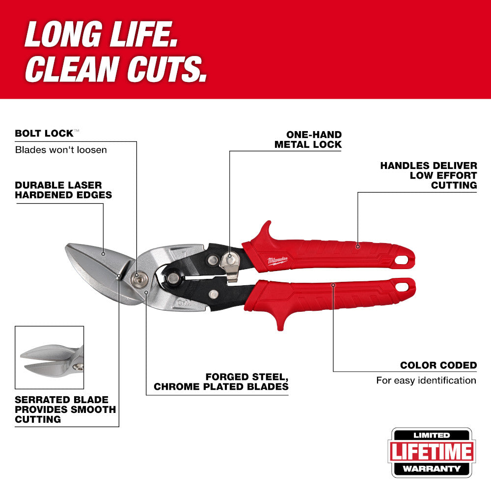 Milwaukee 48-22-4552 Right Offset Snips
