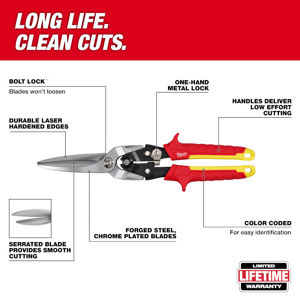 Milwaukee 48-22-4567 Straight/Long Offset Snips