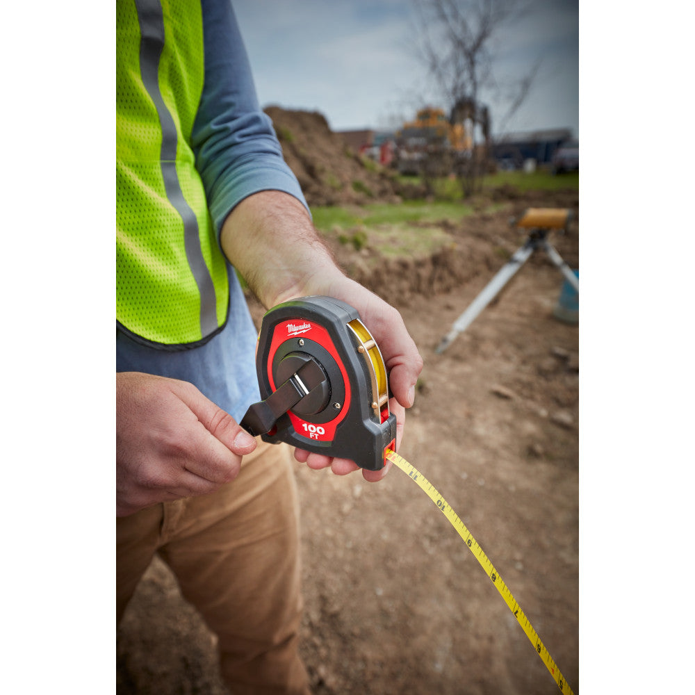 Milwaukee 48-22-5101 100' Closed Reel Long Tape Measure