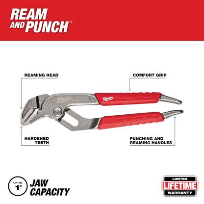 Milwaukee 48-22-6306 6in Comfort Grip Straight-Jaw Pliers