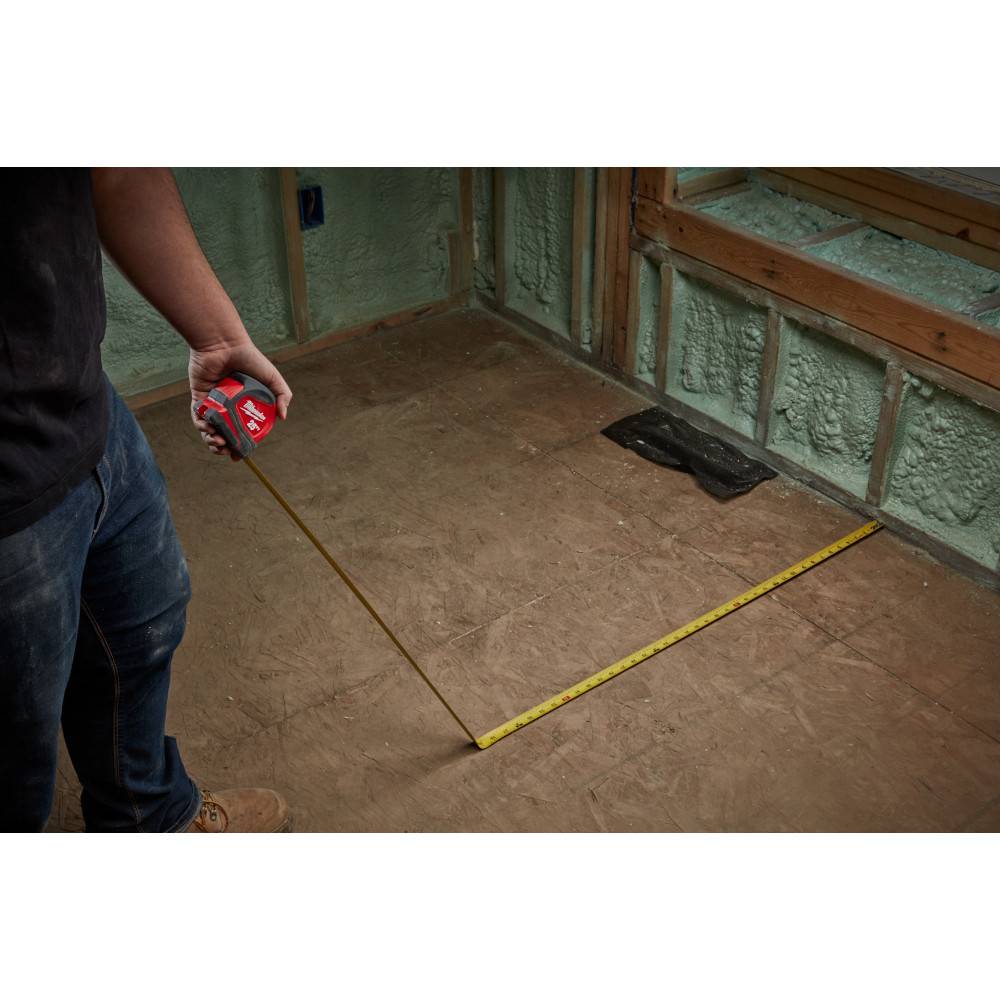 Milwaukee 48-22-6625B 25' Compact Tape Measure with Engineer Scale