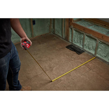 Milwaukee 48-22-6625B 25' Compact Tape Measure with Engineer Scale