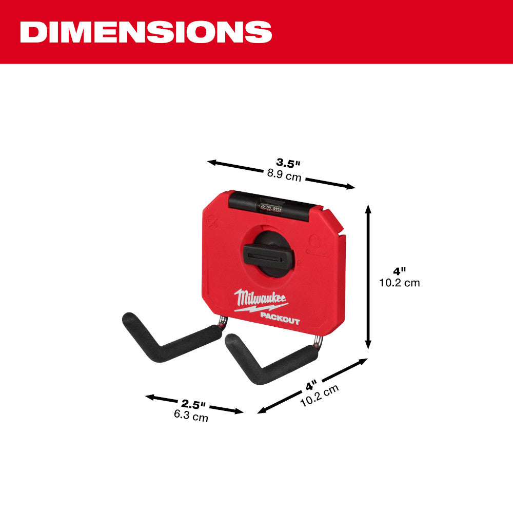 Milwaukee 48-22-8334 PACKOUT 4in Straight Hook