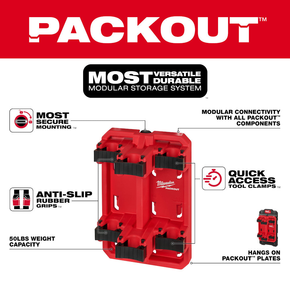 Milwaukee 48-22-8349 PACKOUT Long Handle Tool Rack