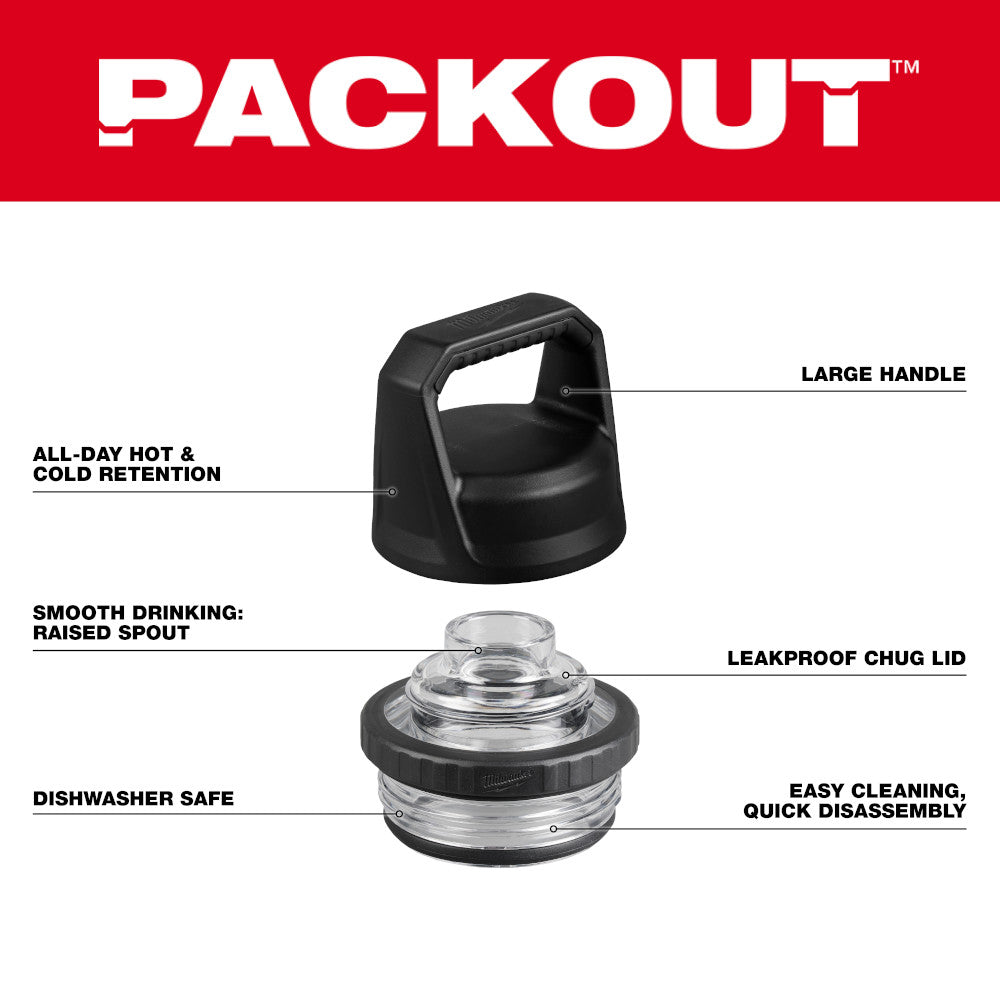 Milwaukee 48-22-8388 Chug Lid for PACKOUT Insulated Bottles