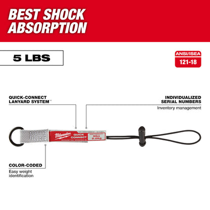 Milwaukee 48-22-8822 5lbs Small Quick-Connect Accessory - 3pk