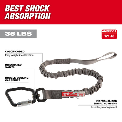 Milwaukee 48-22-8850 35lbs 36in Locking Tool Lanyard