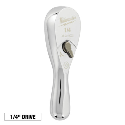 Milwaukee 48-22-9003 1/4in Drive 3in Stubby Ratchet