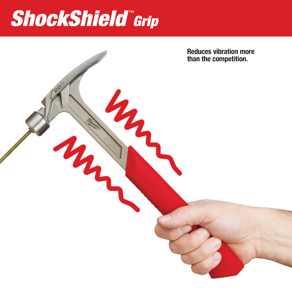 Milwaukee 48-22-9020 20oz Smooth Face Rip Claw Hammer