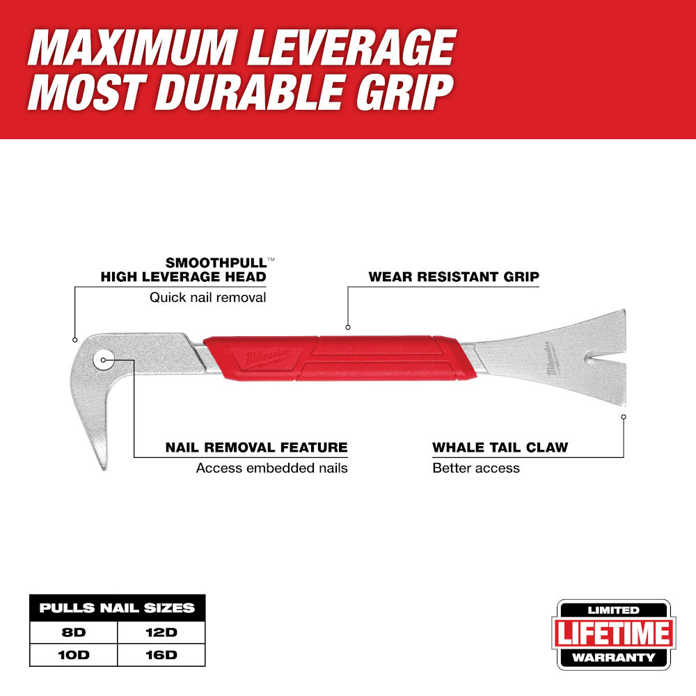 Milwaukee 48-22-9033 10in Molding Puller Pry Bar