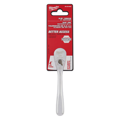 Milwaukee 48-22-9036 3/8in Drive 5in Stubby Ratchet