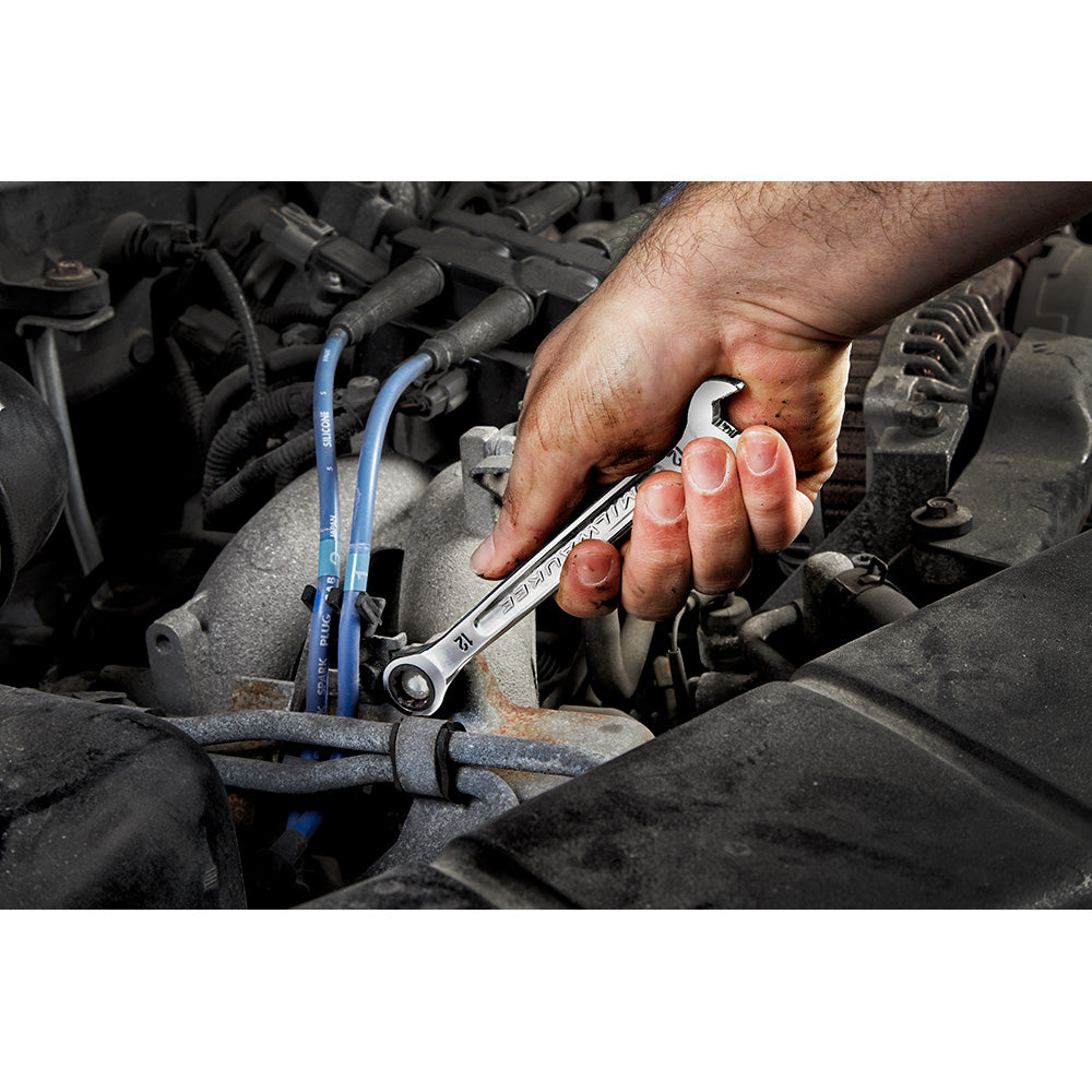 Milwaukee 48-22-9516 15pc Metric Ratcheting Combination Wrench Set
