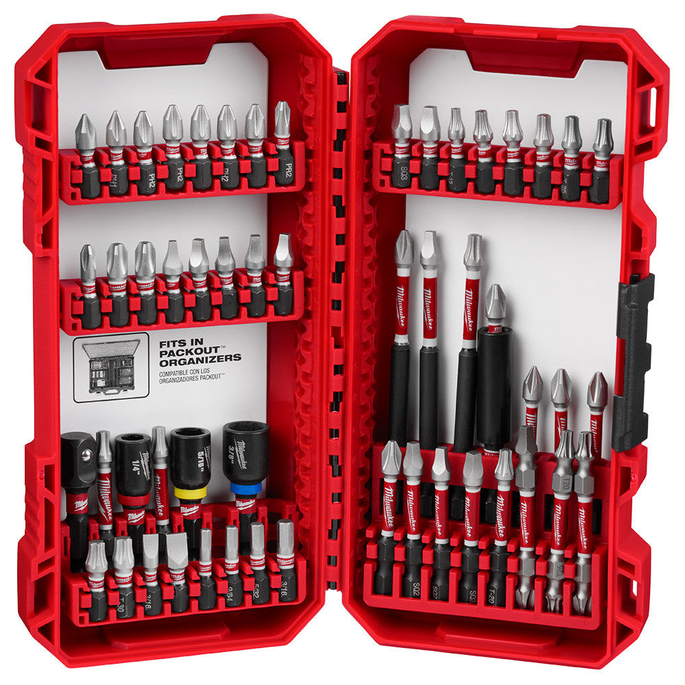 Milwaukee 48-32-4010 54pc SHOCKWAVE Impact Duty Drill & Driver Set