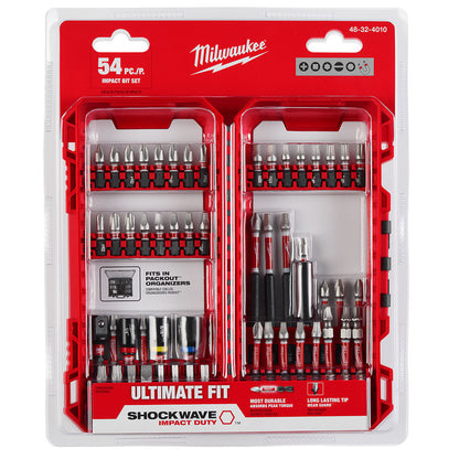 Milwaukee 48-32-4010 54pc SHOCKWAVE Impact Duty Drill & Driver Set