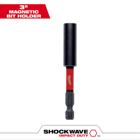 Milwaukee 48-32-4503 SHOCKWAVE Impact Duty 3in Magnetic Bit Holder