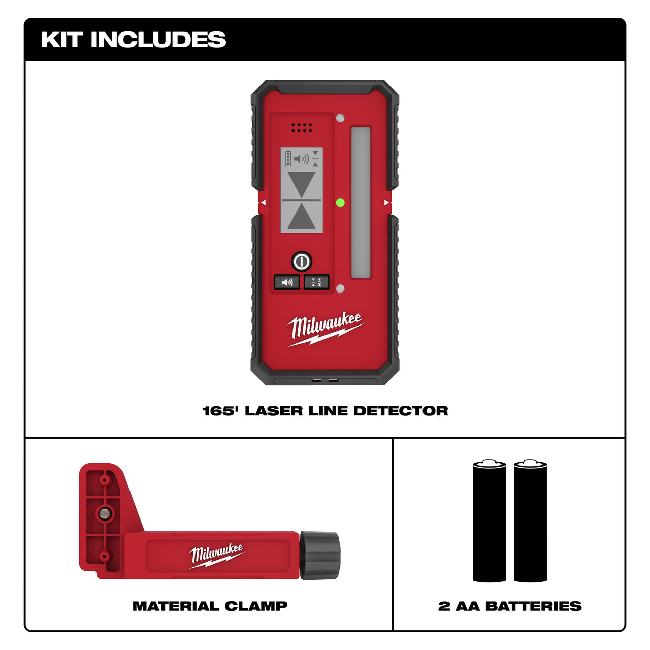 Milwaukee 48-35-1211 165' Laser Line Detector