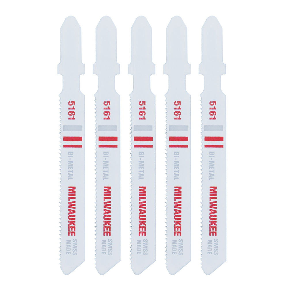 Milwaukee 48-42-5161 3in x 24 TPI Bi-Metal Jig Saw Blades - 5pk