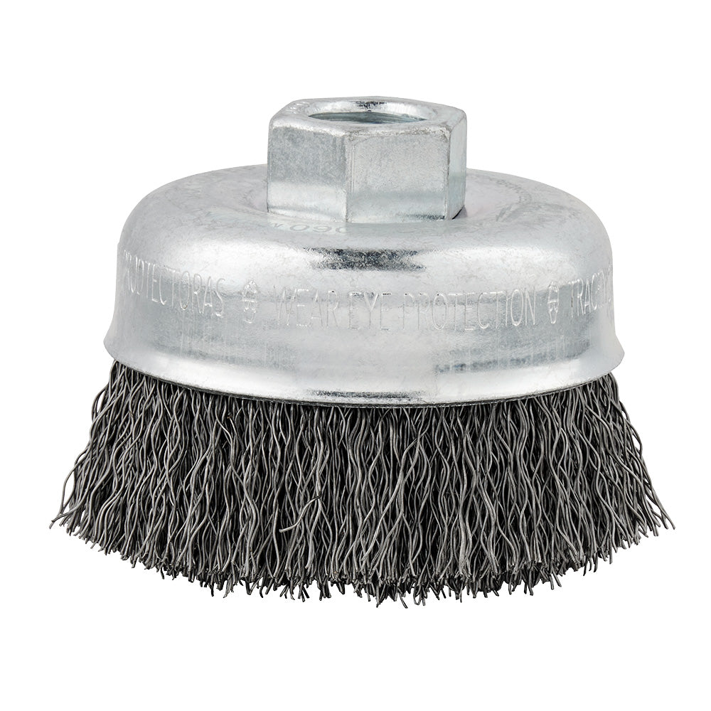 Milwaukee 48-52-5060 3in Carbon Steel Crimped Wire Cup Brush