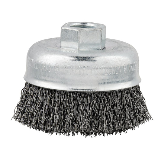 Milwaukee 48-52-5060 3in Carbon Steel Crimped Wire Cup Brush