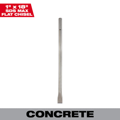 Milwaukee 48-62-4081 1in x 18in SDS MAX Flat Chisel