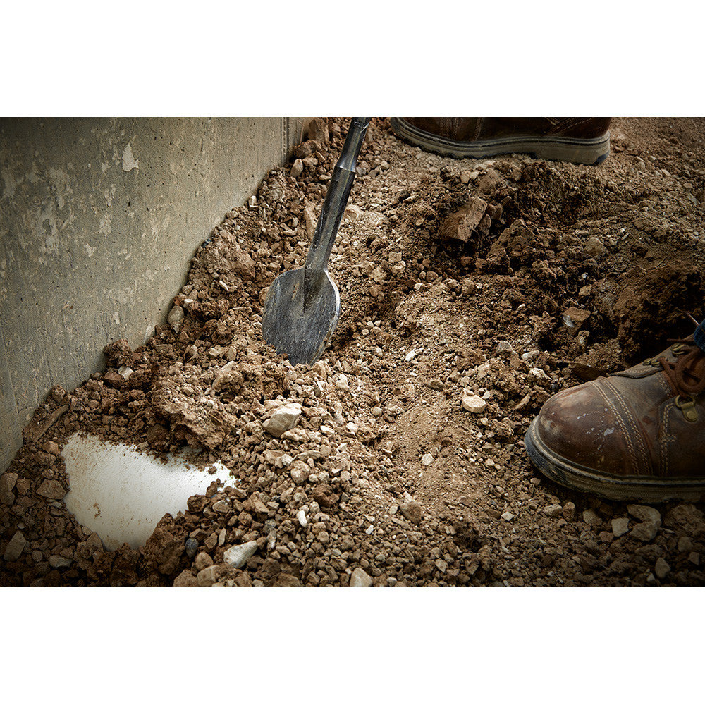 Milwaukee 48-62-4094 4-1/4in x 16in SDS MAX Steel Clay Spade
