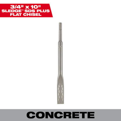 Milwaukee 48-62-6052 3/4in x 10in SDS PLUS SLEDGE Flat Chisel