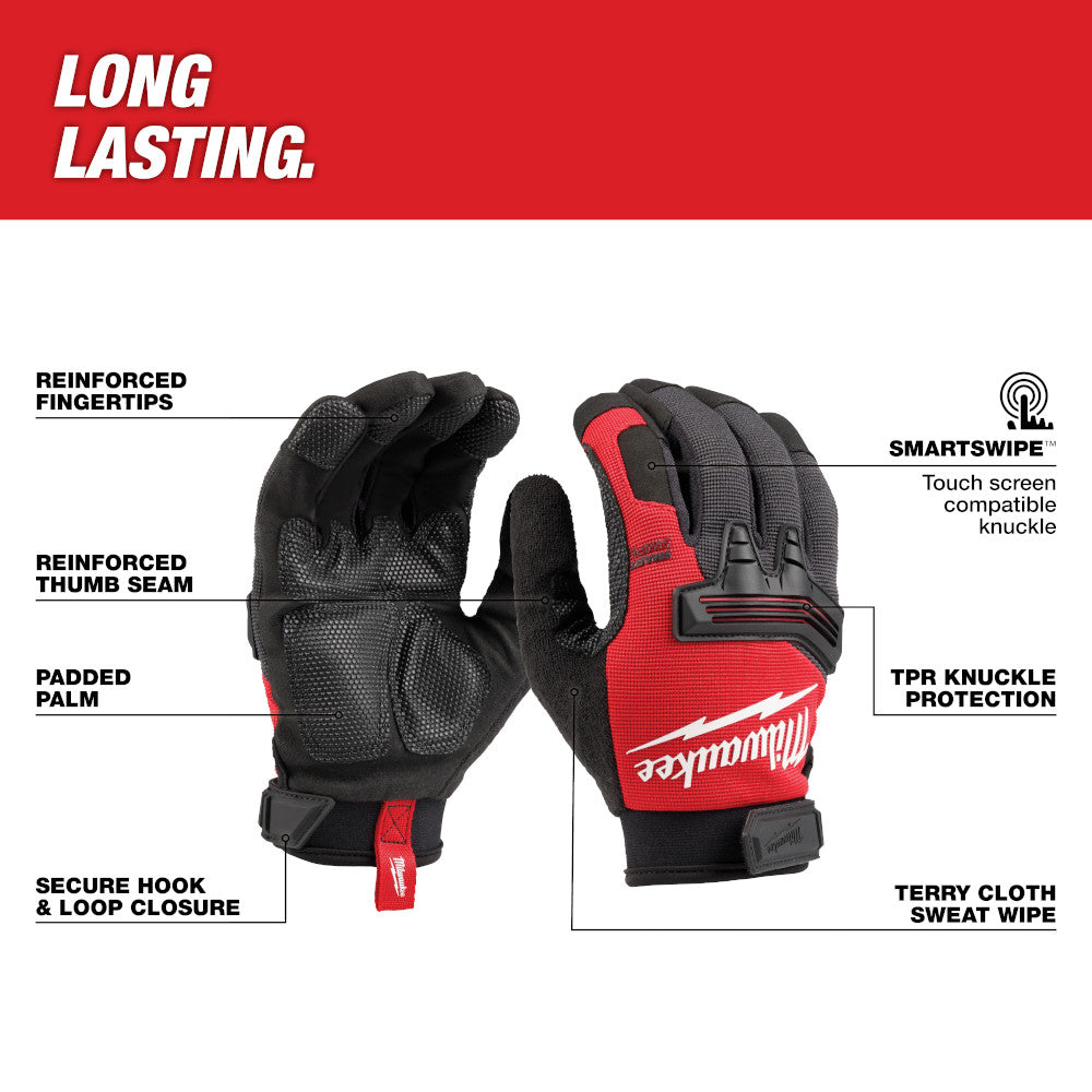 Milwaukee 48-73-8531 Wrecking Work Gloves - M