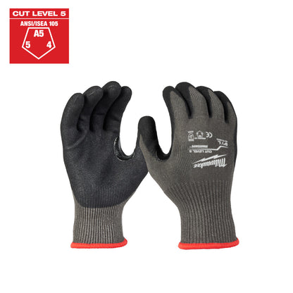 Milwaukee 48-73-8651 Cut Level 5 Nitrile Dipped Gloves - M